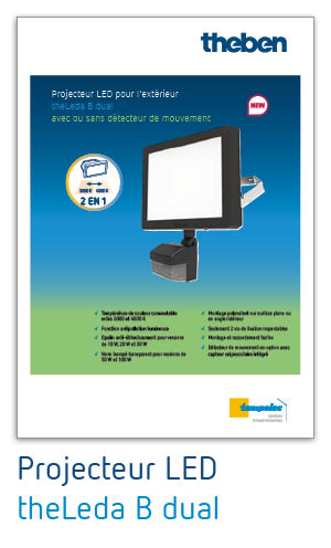 Projecteur LED theLeda B dual
