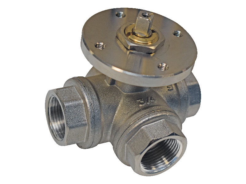 Vanne à sphère 3 voies
