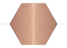 Geborsteld koper roze