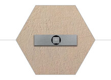 Plaque de recouvrement personnalisable - 1 bascule