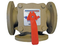 DS F3 | Vanne mélangeuse en fonte, 3 voies, raccords à brides