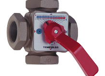 G4 | Vanne mélangeuse en fonte, 4 voies, raccords filetés femelles