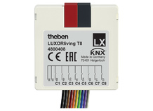 LUXORliving T8 | 8-voudige impulsdrukker interface