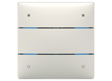 LUXORliving iON4 WH | Bouton-poussoir avec 4 touches, 4 leds et sonde de température