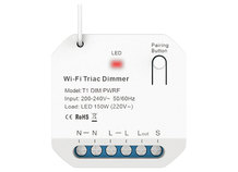T1 DIM PWRF | Wifi- en RF-dimmer, triac, 1 kanaal