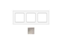 SOCKET SOCKFA3 | Frame voor 3 modules in gesmeed aluminium