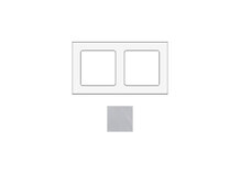 SOCKET SOCKCH2 | Cadre pour 2 modules en chrome