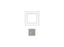 SOCKET SOCKSEGM1 | Cadre pour 1 module en marbre gris Emperador