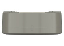 Surface box LUXA 103 B GR | Boîtier gris pour montage apparent
