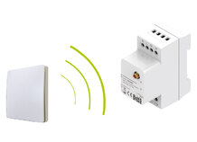 T2 Home EZ 1 DIN | Kit actionneur push, wifi et RF, avec télécommande