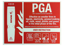MAUS PGA SIGN | Signalisation « PGA Fire Extinguisher »