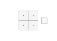 INTENSITY INTAW402S | Interrupteur avec 4 zones tactiles