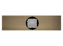 CR-ECT-86-1F-ABR | Aanpasbare afdekplaat (verouderd messing)