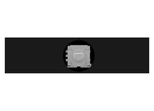 CR-ECT-86-1F-OBL | Plaque de recouvrement personnalisable (obsidienne noire)
