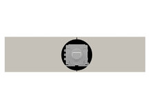 CR-ECT-86-1F-SBE | Plaque de recouvrement personnalisable (beige sable)