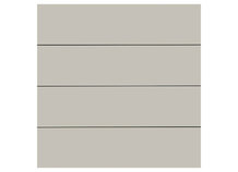 CR-ECTB-86-4F-PLS | Afdekplaat (zandbeige kunststof)