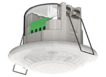 LUXA 103 DALI-2 IPD12 DE-UP WH | Détecteur de présence PIR pour montage encastré au plafond